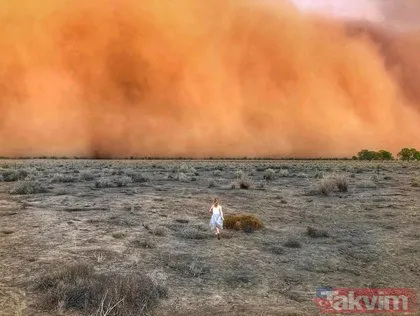 Resmen felaket! Avustralya kabus yaşıyor | Yangınların ardından toz fırtınası, dolu ve sel vurdu