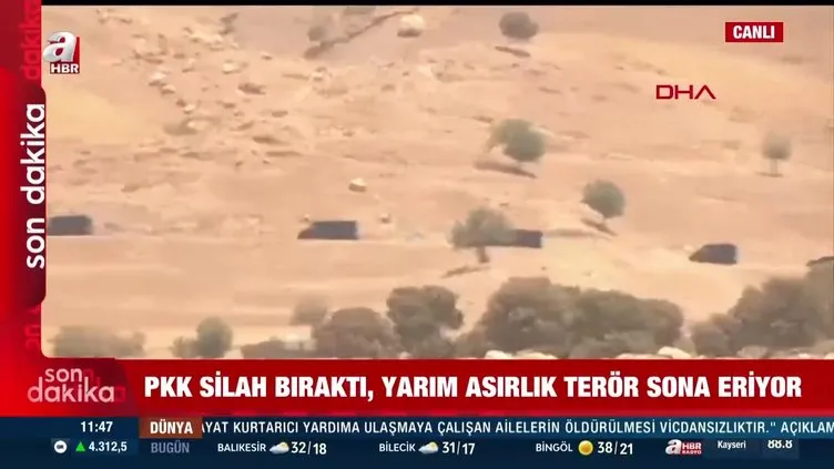 PKK’lı ilk grup silah bıraktı