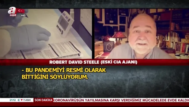 Eski CIA Ajanı Robert David Steele’den çarpıcı açıklama: Koronavirüs bilinçli olarak yayıldı