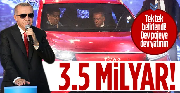 Yerli otomobil TOGG'a 3.5 milyar TL yatırım: 2022’de üretim bandından inecek