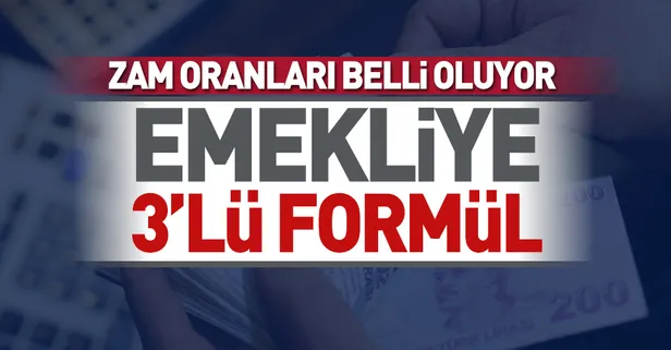 Emekliye 3'lü formül