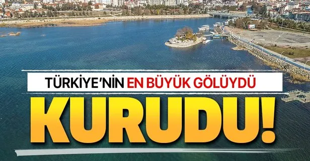 Türkiye’nin en büyük tatlı gölü Beyşehir kuruma tehdidi ile karşı karşıya!