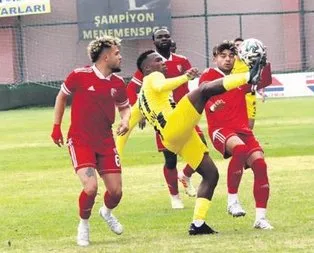 Menemenspor 2 attı 3 aldı