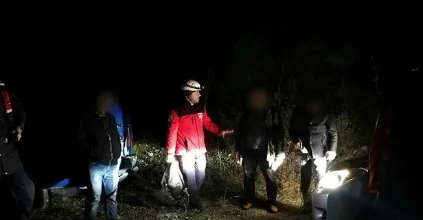 İzmir’de dağda kaybolan 3 kişiye 6 saat sonra ulaşıldı