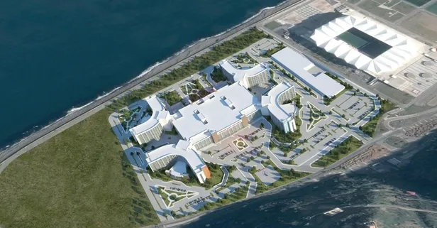 Denize nazır, ultra dayanıklı! Trabzon Şehir Hastanesi açılışa gün sayıyor
