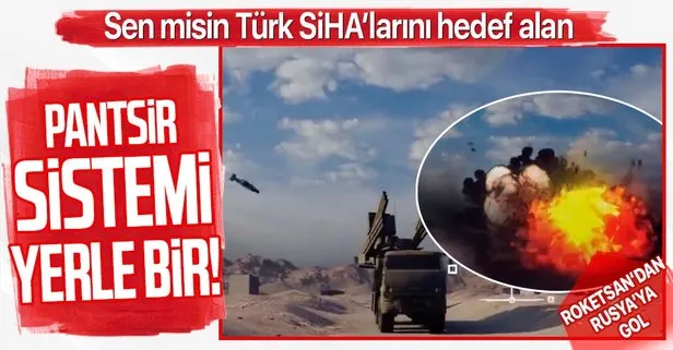 Roketsan’dan Rusya’nın Türk SİHA’larını hedef almasına animasyonlu misilleme: Pantsir, MAM-T ile vuruldu