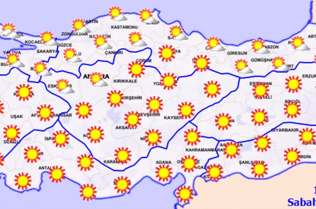HAVA DURUMU | Hafta sonu hava nasıl olacak? Meteoroloji yeni haritayı yayınladı | 16 Eylül 2022 hava durumu