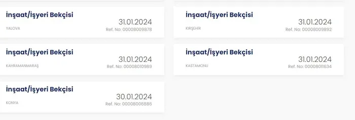 2024 Ocak ayı en az ilkokul mezunu bekçi alımı ilanları! İşte bekçi alımı 18-55 yaş arası başvuru şartları! İstanbul, Ankara, İzmir, Kocaeli...-6