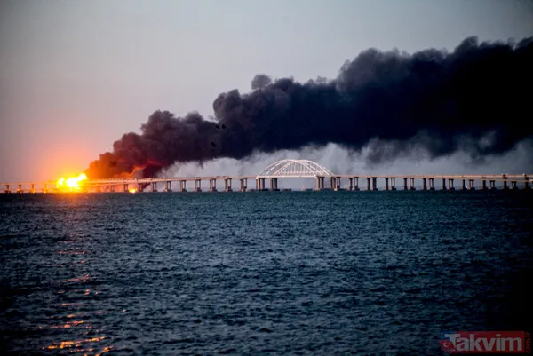 Kerç Köprüsü'nde patlayan kamyonun gümrük görüntüleri ortaya çıktı! Rusya'dan 'Ukrayna istihbaratı' iddiası... - 9