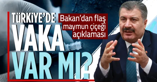Son dakika: Sağlık Bakanı Fahrettin Koca'dan flaş maymun çiçeği virüsü açıklaması! Türkiye'de maymun çiçeği virüsü var mı?-1