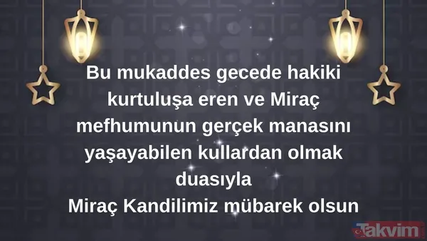 Miraç Kandili’nin bereketini yansıtan mesajlar | 15 Ocak 2026 Kandil gecesi için hadisli ve dualı sözler - 23