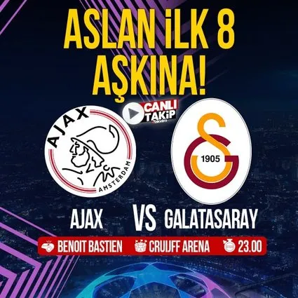 Ajax - Galatasaray | CANLI