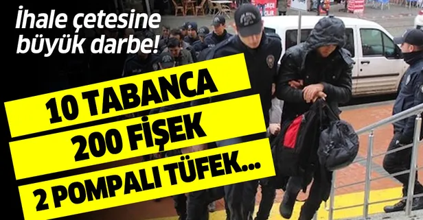 Ankara'da ihale çetesine operasyon!