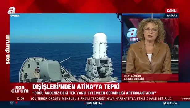 Dışişleri Bakanlığı: Türkiye, Doğu Akdeniz'de hem kendi hem de KKTC'nin haklarını korumaya devam edecek