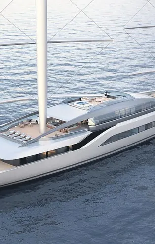 Yüzen saray! NewDawn kendi elektriğini üretiyor