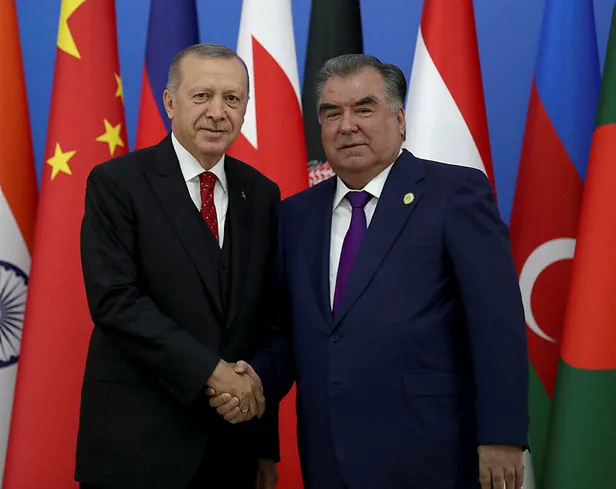 Son dakika haberi: Başkan Erdoğan'dan Tacikistan'da peş peşe kritik görüşmeler-2