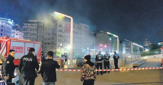 Taksim Metro İstasyonu’nda elektrik kablolarından çıkan yangın korku dolu anlara neden oldu