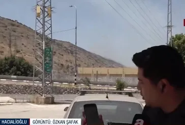 Lübnan-İsrail sınırında peş peşe saldırılar! Canlı yayında dumanlar yükseldi