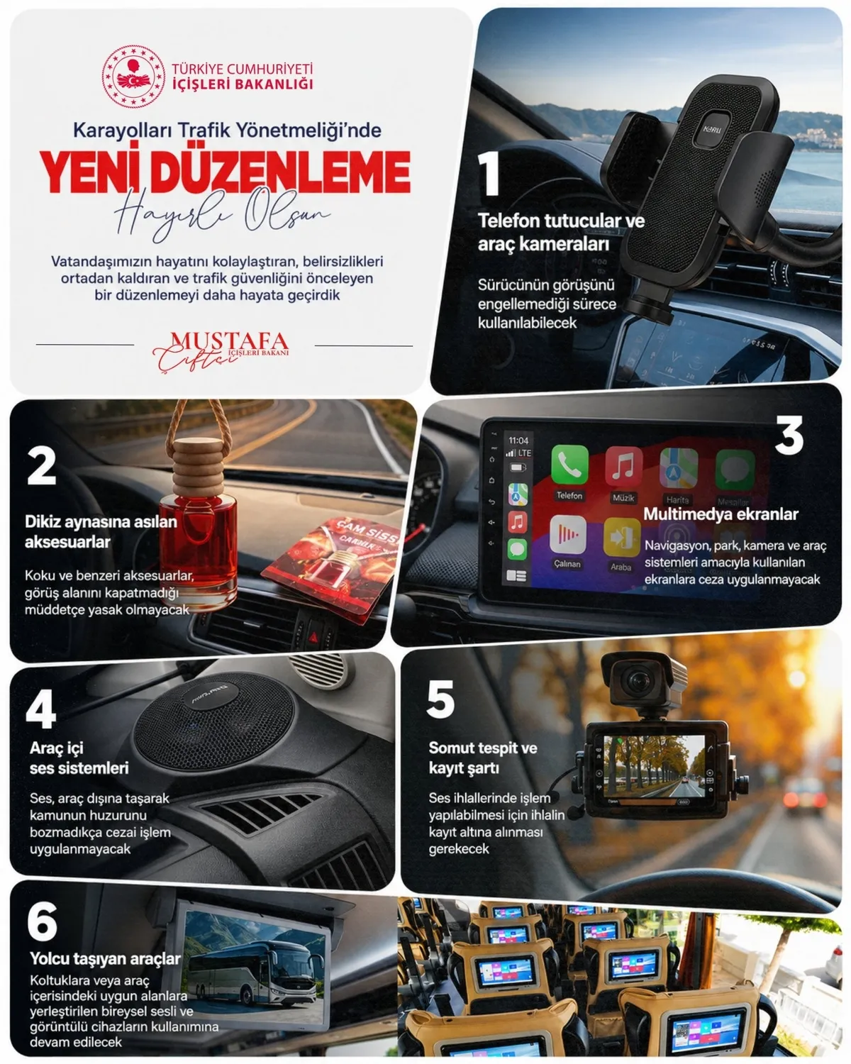 1783029939030.jpeg Yasak olmaması için tek şart! Trafikte yeni kurallar: Araç kokusu, telefon tutucu...-4