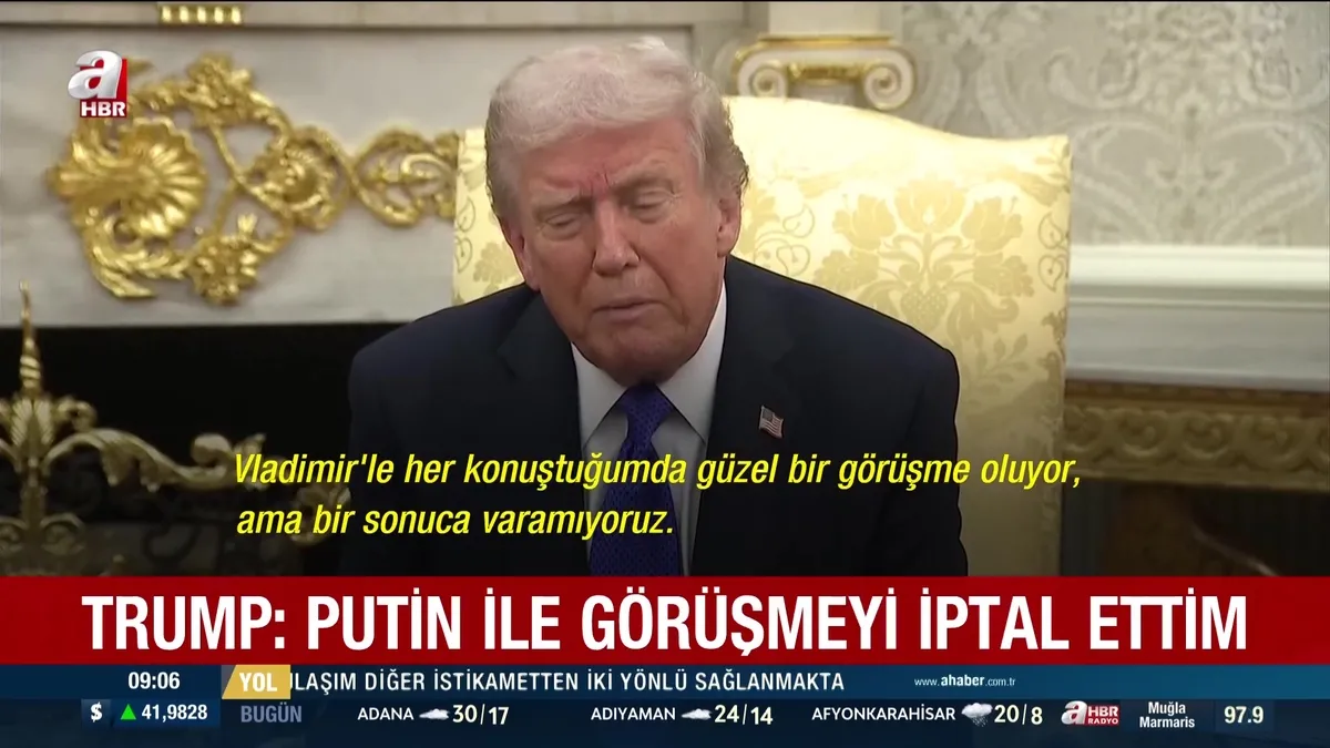 Trump-Putin zirvesi iptal edildi