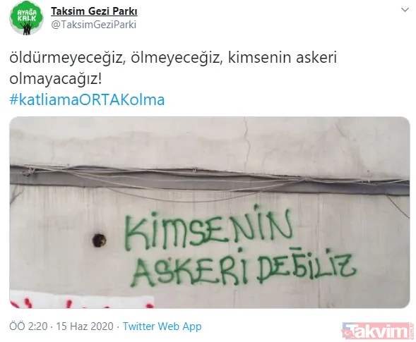 TSK PKK inlerini vurdukça onlar ağladı! Sosyal medya üzerinden PKK'ya destek çıktılar