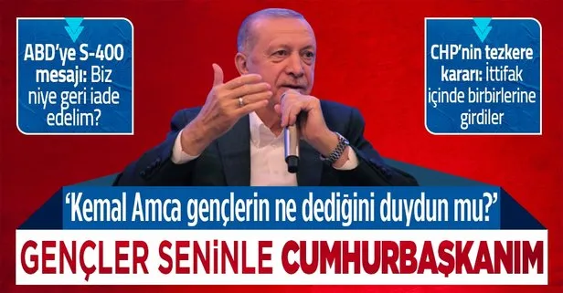 Başkan Erdoğan Çanakkale’de gençlerle bir araya geldi: Kemal Amca gençlerin ne dediğini duydun mu?