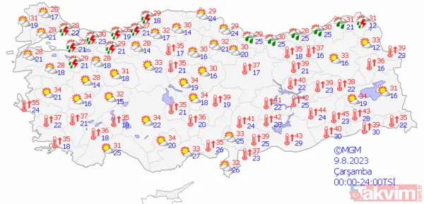 İstanbul'da gök gürleyecek! Meteorolojiden il il uyarı... Hem sıcak hem yağış! - 16