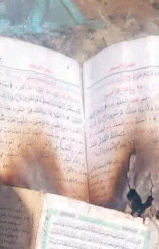 Suriye'de PKK'lı teröristler camiye saldırıp Kur’an-ı Kerim yaktı