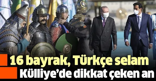 SON DAKİKA: Katar Emiri Ankara’da: Başkan Erdoğan El Sani’yi resmi törenle karşıladı