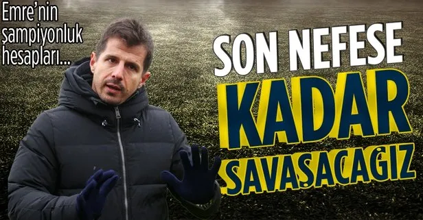 Emre Belözoğlu, Gaziantep maçı sonrası takımına seslendi: Son nefese kadar savaşacağız