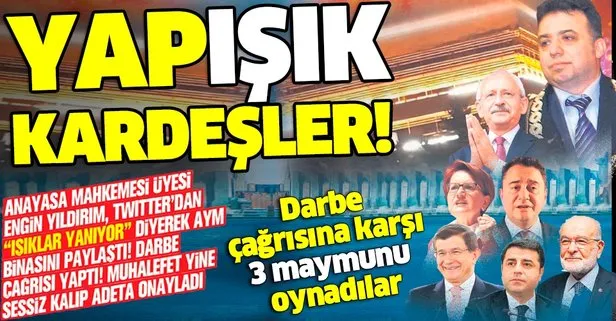 Muhalefet, AYM binasını paylaşıp darbe çağrısı yapan Engin Yıldırım’a sessiz kaldı!