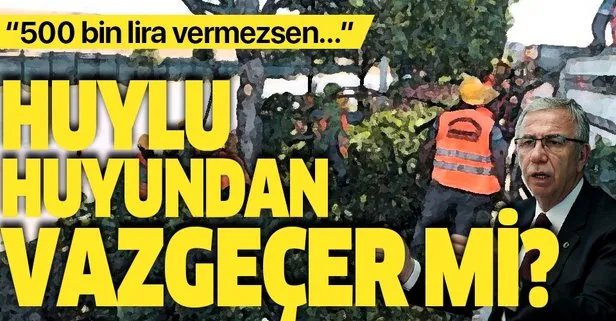 Ankara Büyükşehir Belediyesi’nde bir rüşvet skandalı daha: 500 bin lira vermezsen...