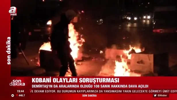 Ankara Cumhuriyet Başsavcılığı'ndan Selahattin Demirtaş dahil 108 kişi hakkında 'Kobani' iddianamesi!