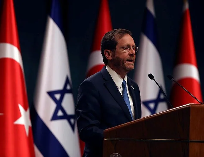 İsrail Cumhurbaşkanı Herzog, Ankara’dan ayrıldı