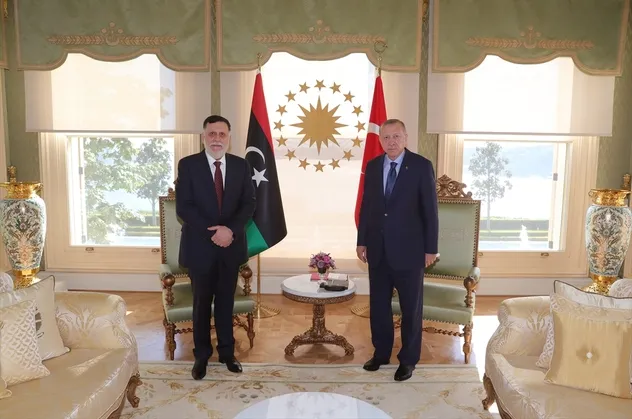 Son dakika: Başkan Erdoğan, Libya Başbakanı Fayiz es-Serrac'ı kabul etti