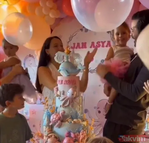 Barış Arduç ve Gupse Özay'ın kızı Jan Asya 2 yaşında! "Çocuk hiç mi babaya benzemez!" İşte doğum günü partisinden ilk görüntüler - 12