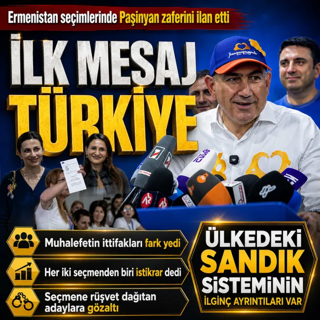 Ermenistanda 9 yıl sonra ilk olağan seçim... Paşinyan zaferini ilan etti | Vaatler Türkiye