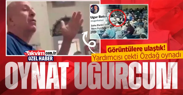 Ümit Özdağ'dan Cuma namazında planlı provokasyon! Görüntülere ulaştık... Yardımcısı Uğur Batur çekti Özdağ oynadı...
