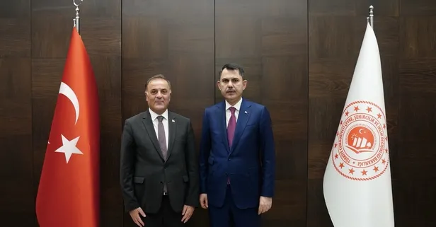 Çevre, Şehircilik ve İklim Değişikliği Bakanı Kurum İBB Başkan Vekili Aslan görüştü