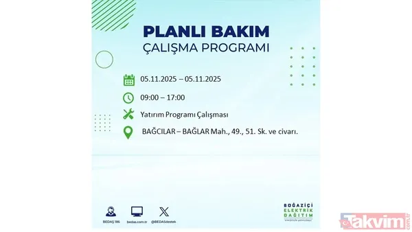 İstanbul'da yaşayanlar dikkat: Evinizde bir süre olmayacak! İlçe ilçe saat açıklandı - 5