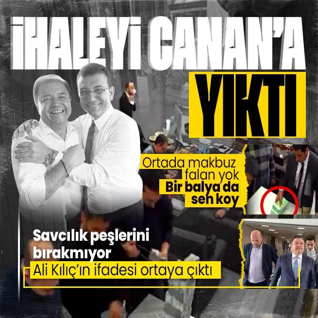 CHPdeki para sayma görüntülerinde yeni gelişme! Maltepe Belediye Başkanı Ali Kılıçın ifadesi ortaya çıktı! İhaleyi Canan Kaftancıoğluna yıktı