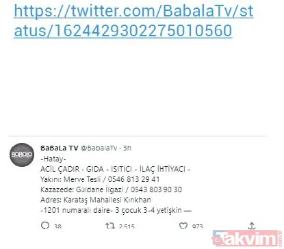 Oğuzhan Uğur'un sahibi olduğu Babala isimli sosyal medya hesabı “Baraj patladı” yalanı ve paylaştığı sahte ihbarları tek tek sildi - 37