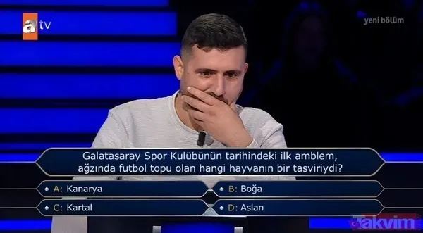 Milyoner'de seyirciyi ekrana kilitleyen anlar! Galatasaray sorusuna çift cevap da yetmedi - 2