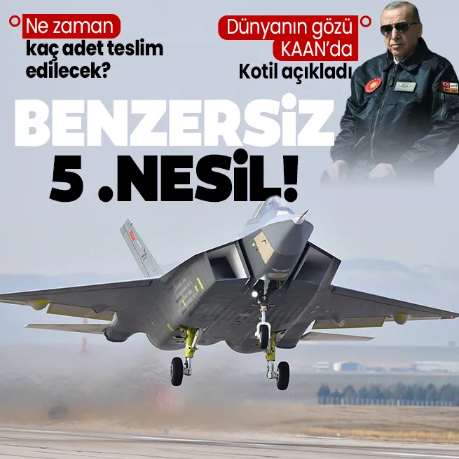 TUSAŞ Genel Müdürü Kotilden KAAN açıklaması: Dünyada bu kadar kısa sürede yapılan en başarılı proje