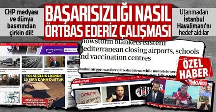 Dünya basını ve CHP yandaşı medya İmamoğlu’nun başarısızlığını örtbas etmek için bakın ne yaptı!