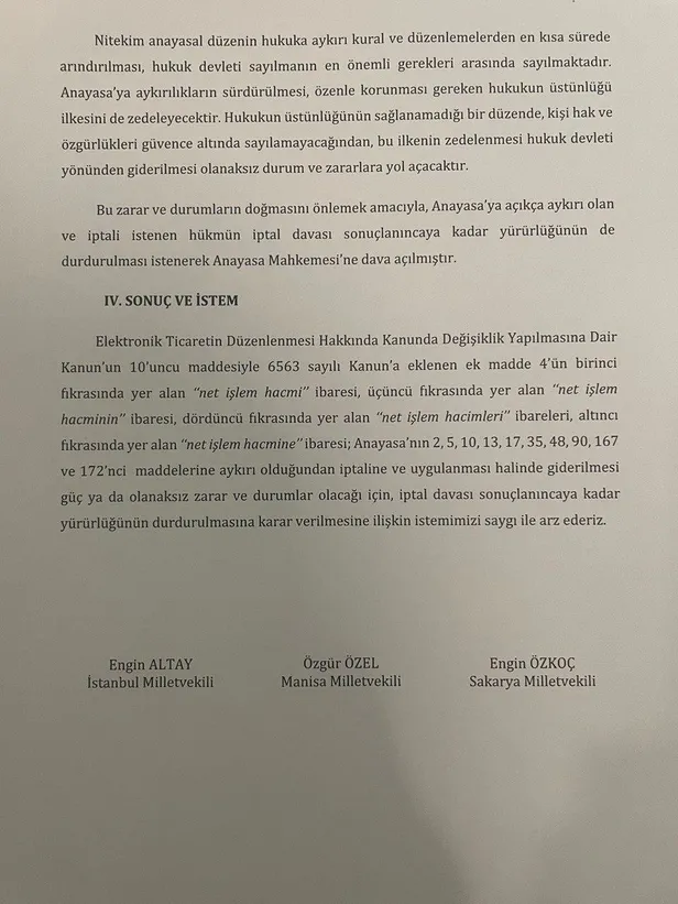 İkiyüzlülük örneği: e-Ticaret kanunun iptali için AYM'ye başvuran CHP'nin TBMM'de kabul oyu kullandığı ortaya çıktı! İyi Parti bunun neresinde?-8