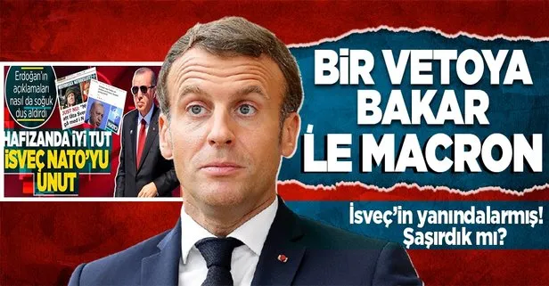 Emmanuel Macron, İsveç’in NATO’ya katılma kararına destek verdi