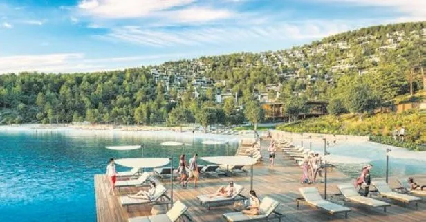 Mesa Bodrum Demirbükü projesinde isteyene villa isteyene rezidans