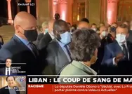 Fransa Cumhurbaşkanı Emmanuel Macron, Hizbullah lideriyle yaptığı görüşmeyi haberleştiren gazeteciyi fırçaladı