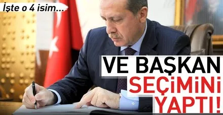 Başkan Erdoğan, Danıştaya 4 üye seçti